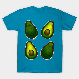 Absolutely Avocado (Quad Version) T-Shirt